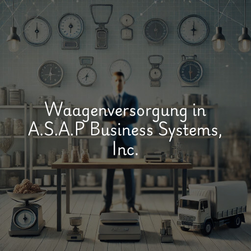 Waagenversorgung in A.S.A.P Business Systems, Inc.