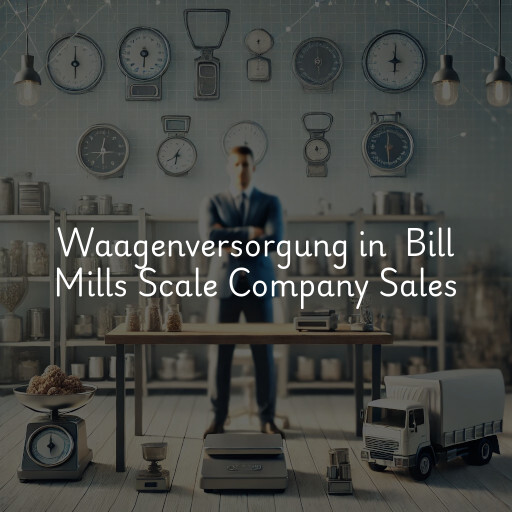 Waagenversorgung in Bill Mills Scale Company Sales & Service