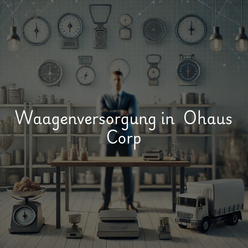 Waagenversorgung in Ohaus Corp
