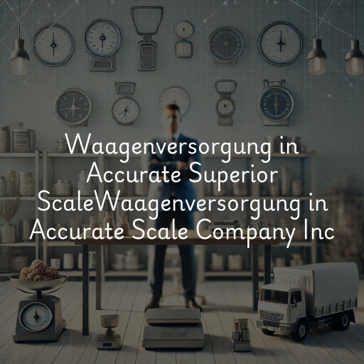 Waagenversorgung in